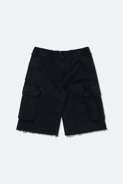 GROCERY BAGGY CARGO SHORTS/ BLACK - GROGROCERY