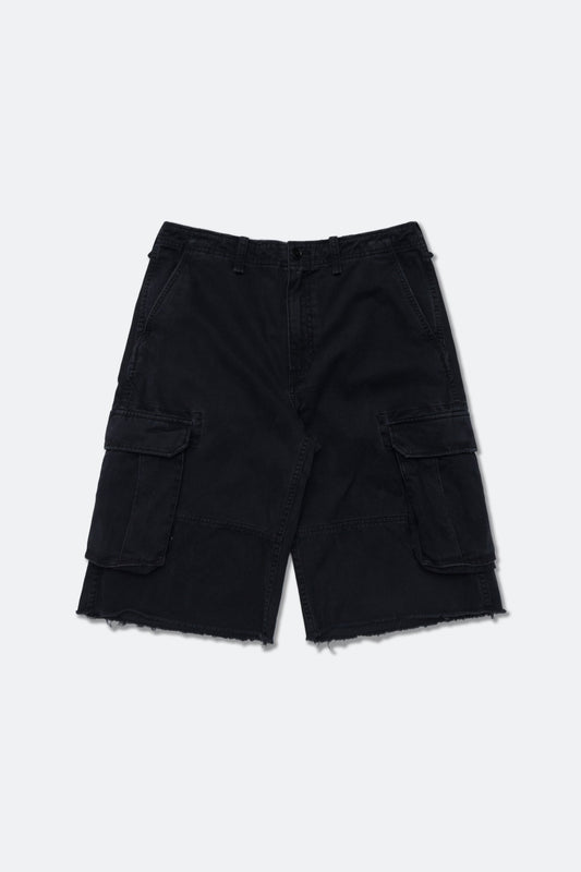 GROCERY BAGGY CARGO SHORTS/ BLACK - GROGROCERY