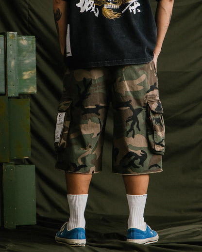 GROCERY BAGGY CARGO SHORTS/ CAMO - GROGROCERY