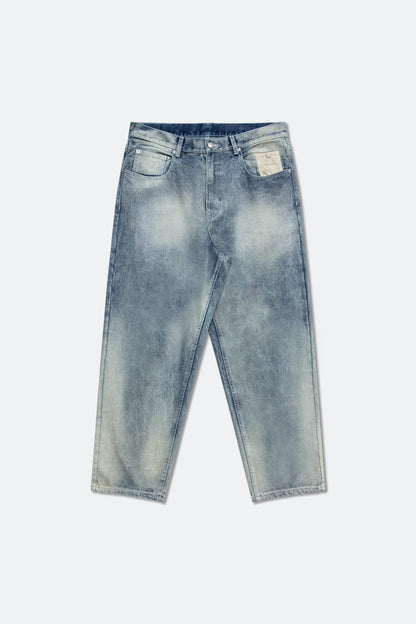 GROCERY BAGGY FADE WASHED DENIM JEANS / FADED BLUE - GROGROCERY