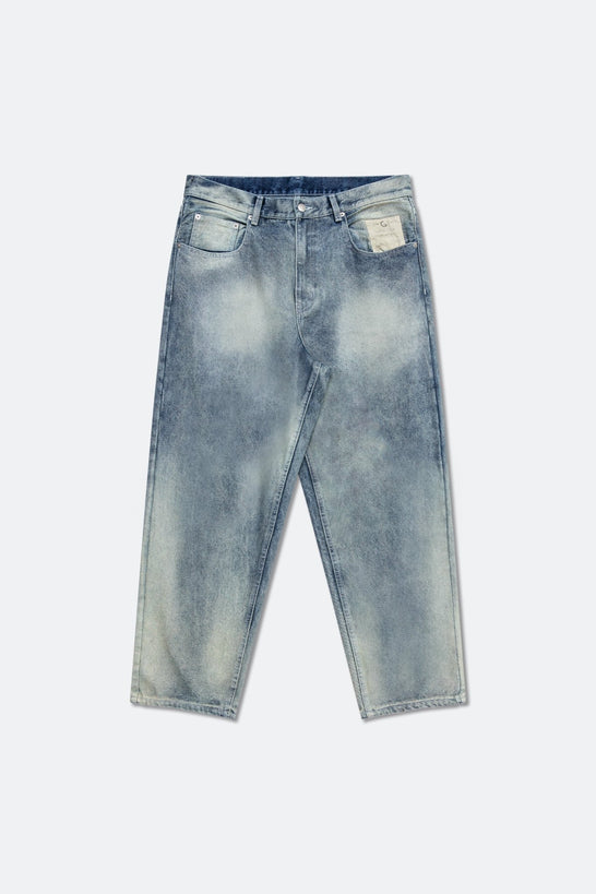 GROCERY BAGGY FADE WASHED DENIM JEANS / FADED BLUE - GROGROCERY
