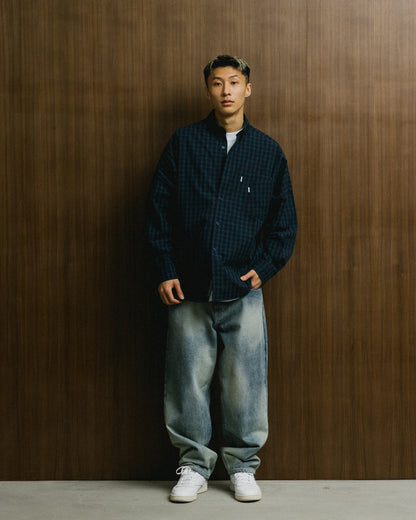 GROCERY BAGGY FADE WASHED DENIM JEANS / FADED BLUE - GROGROCERY