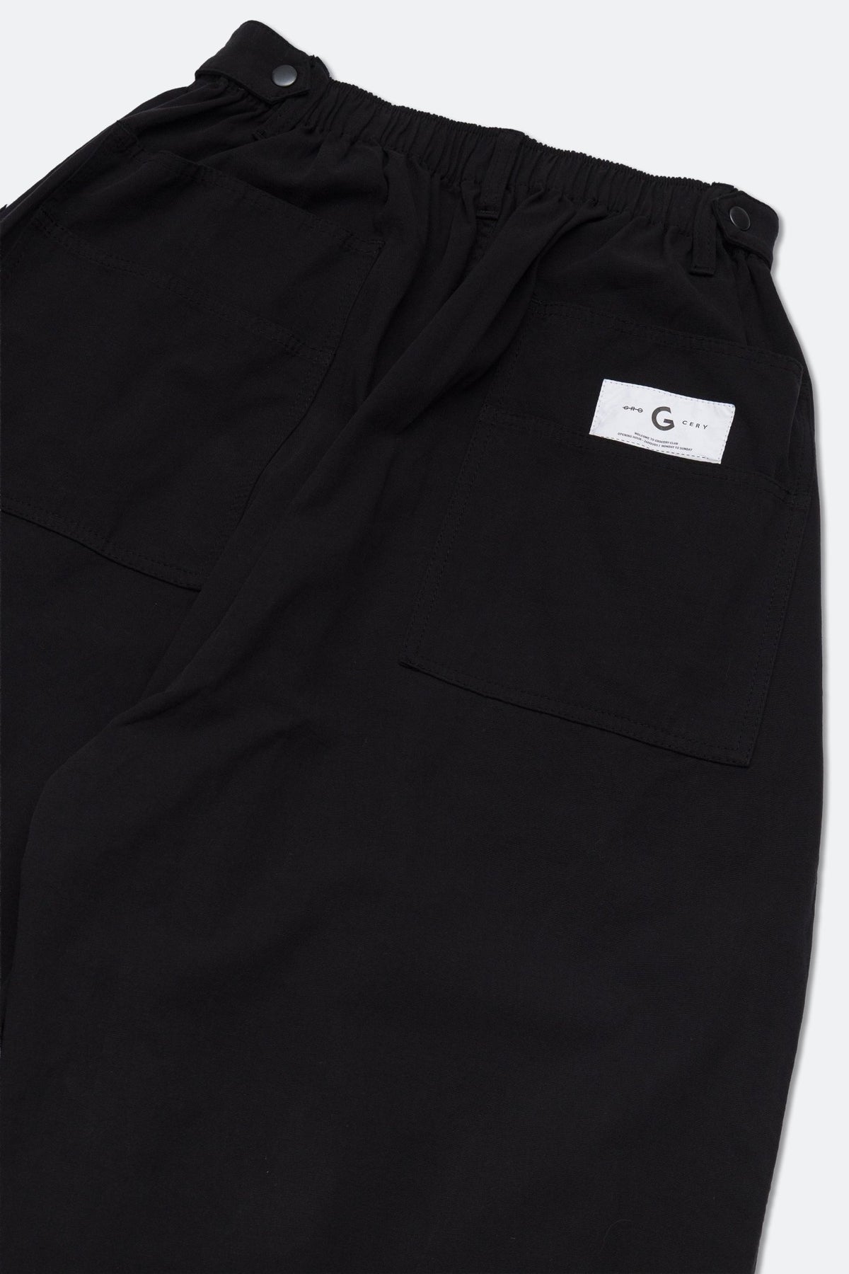 GROCERY BALLOON FIT WIDE PANTS/ BLACK - GROGROCERY