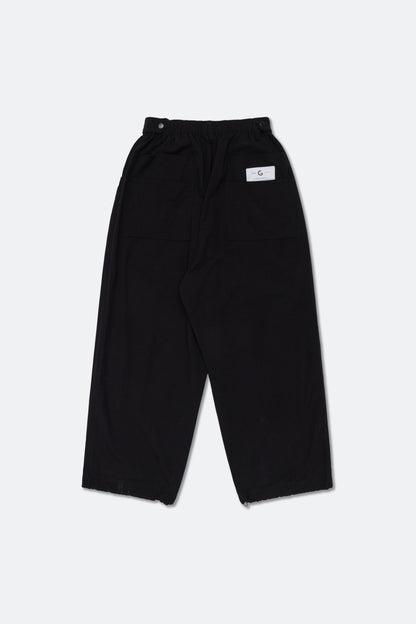GROCERY BALLOON FIT WIDE PANTS/ BLACK - GROGROCERY