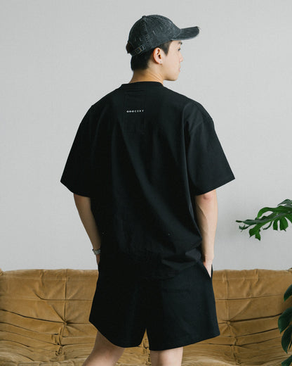 GROCERY BASIC BOXY TEE/ BLACK - GROGROCERY