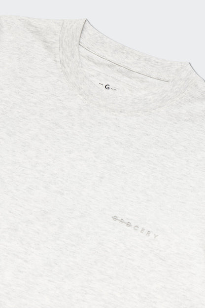 GROCERY BASIC BOXY TEE/ HEATHER GREY - GROGROCERY