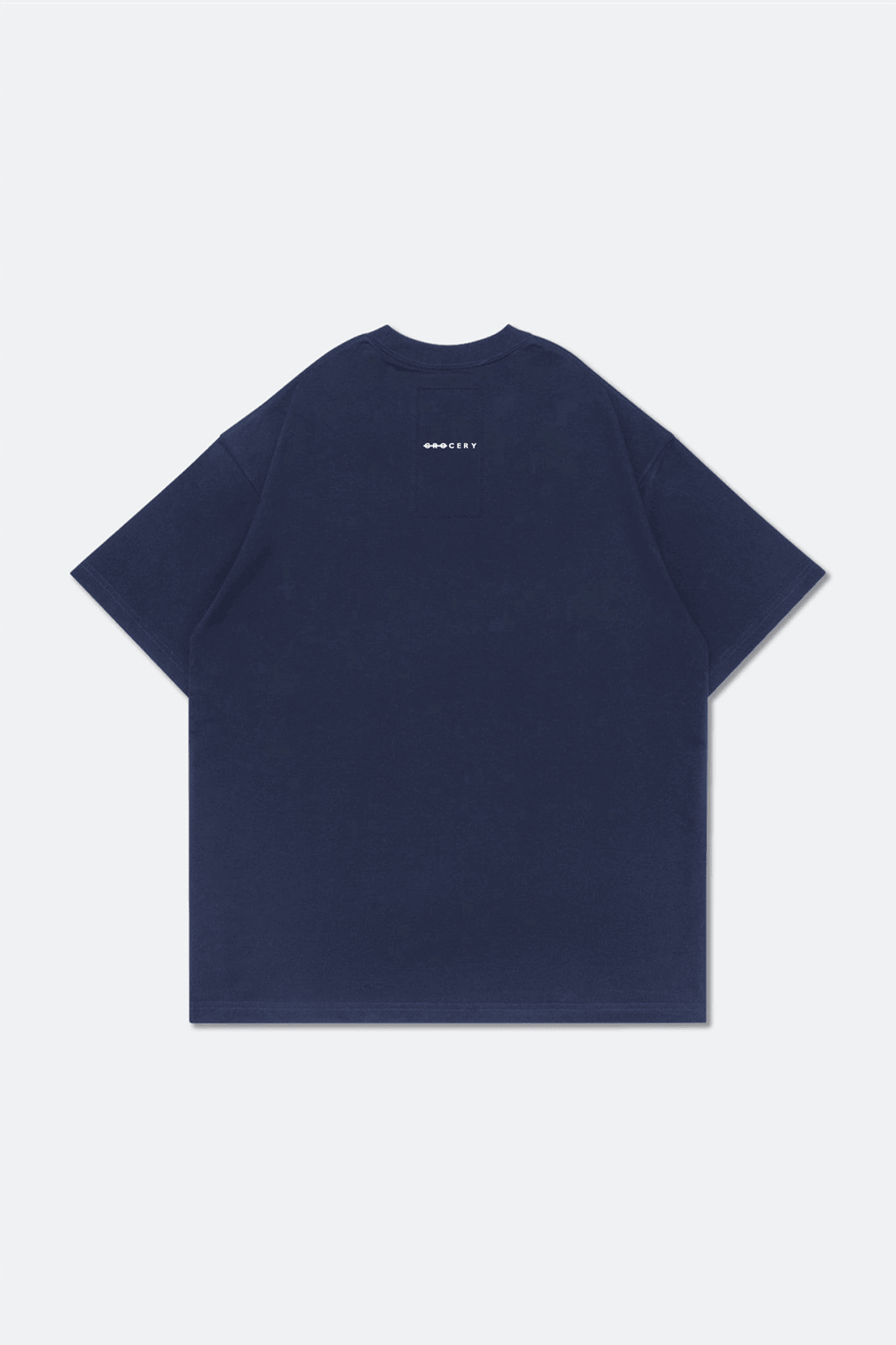 GROCERY BASIC BOXY TEE/ NAVY - GROGROCERY