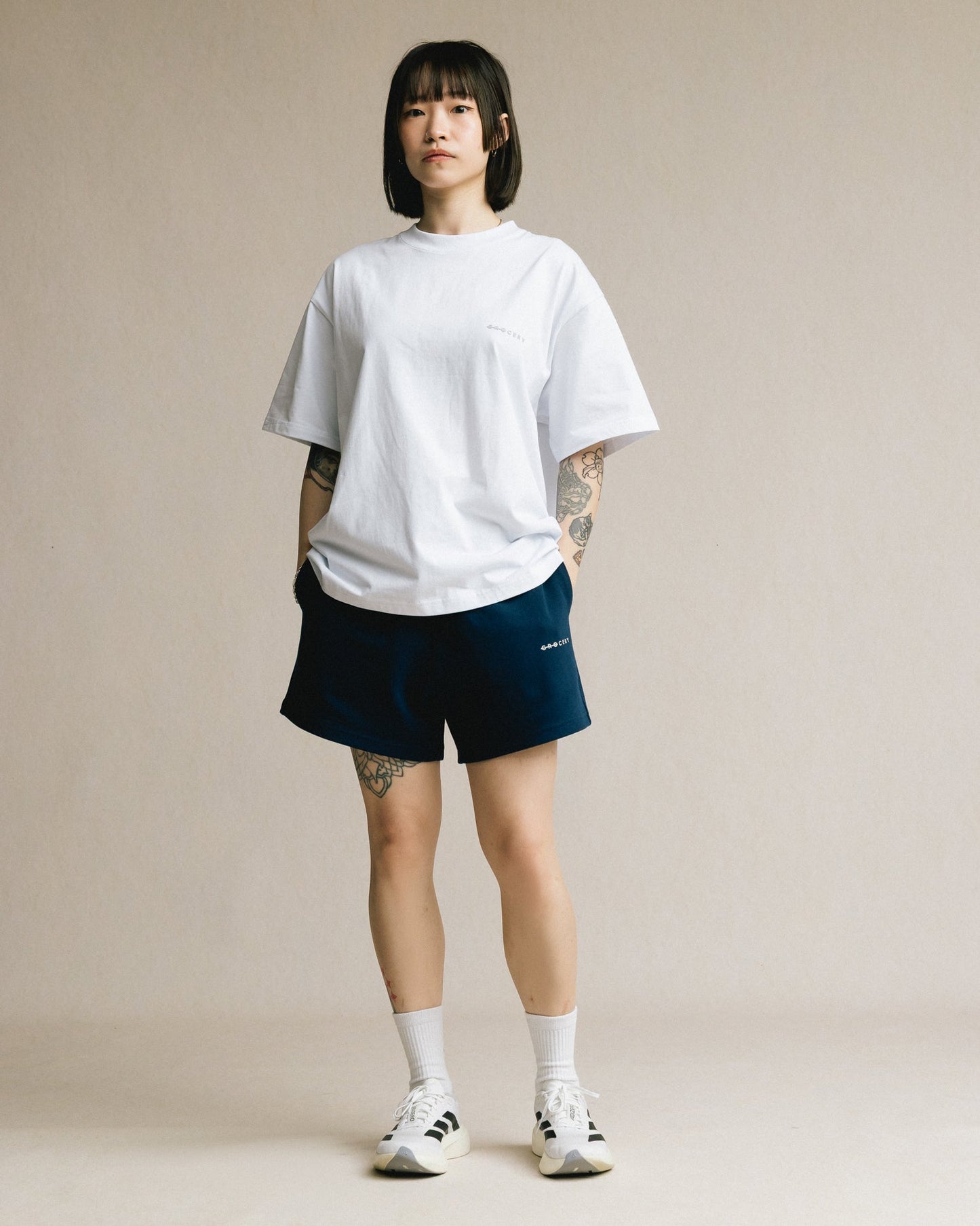 GROCERY BASIC BOXY TEE/ WHITE - GROGROCERY