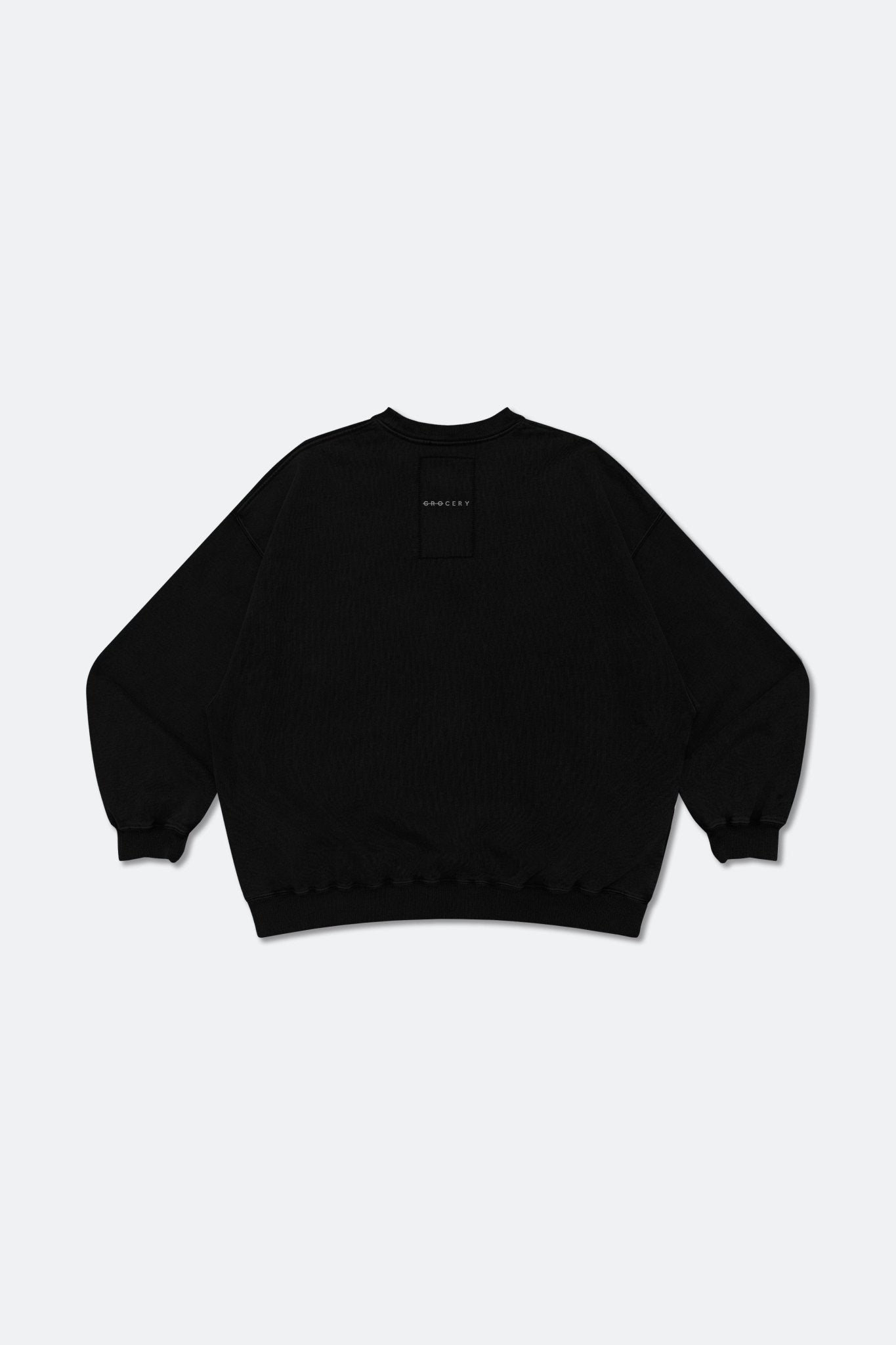 GROCERY BASIC CREWNECK SWEATER/ BLACK - GROGROCERY