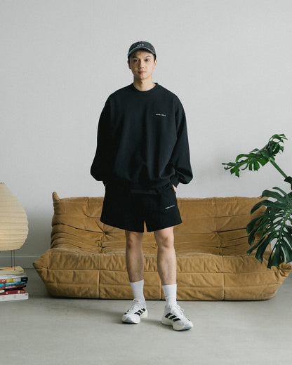 GROCERY BASIC CREWNECK SWEATER/ BLACK - GROGROCERY