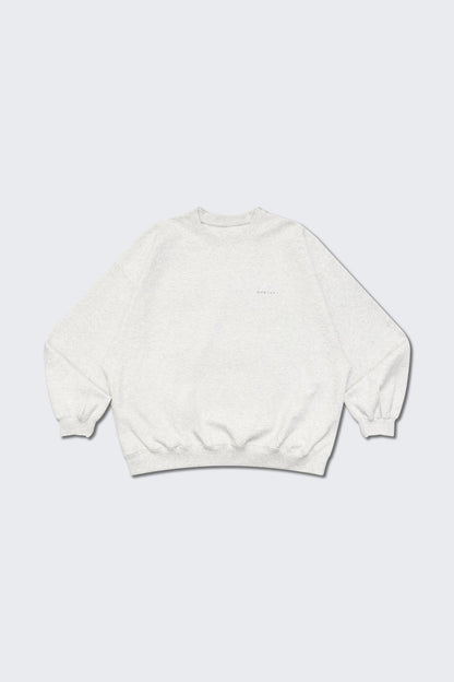 GROCERY BASIC CREWNECK SWEATER/ HEATHER GREY - GROGROCERY