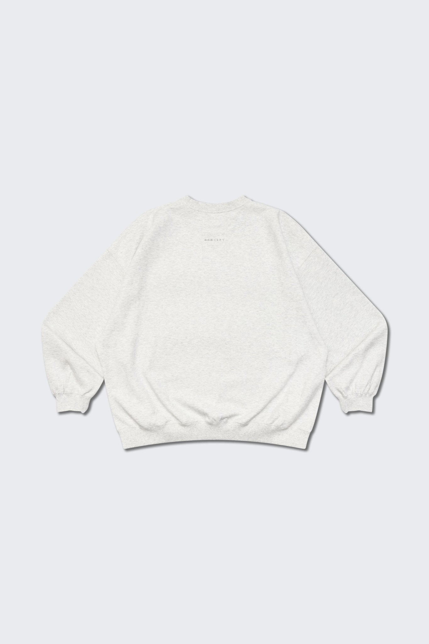 GROCERY BASIC CREWNECK SWEATER/ HEATHER GREY - GROGROCERY