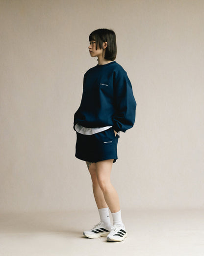GROCERY BASIC CREWNECK SWEATER/ NAVY - GROGROCERY