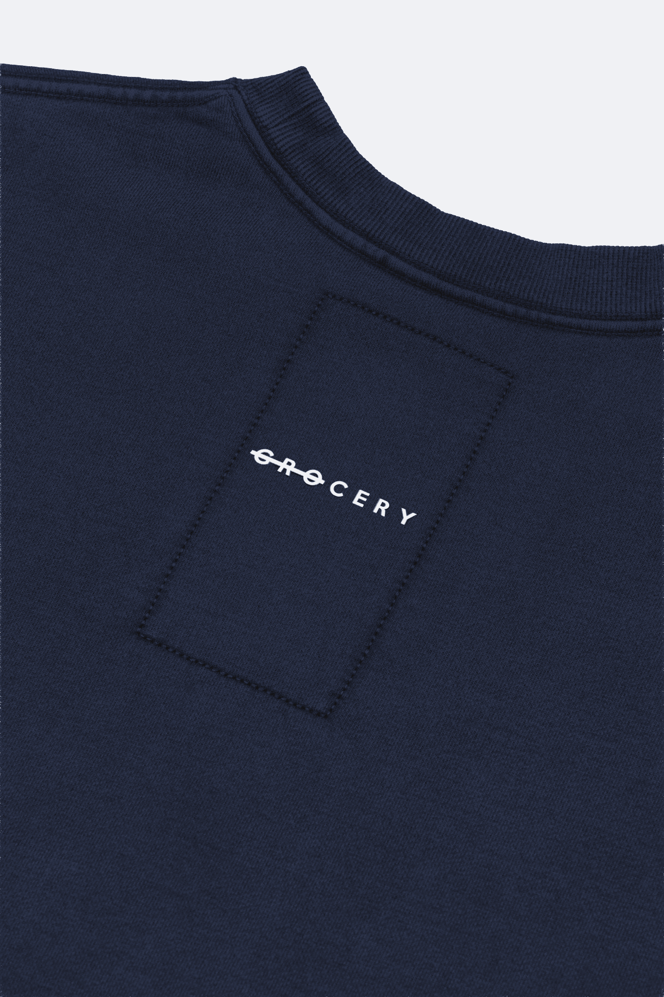GROCERY BASIC CREWNECK SWEATER/ NAVY - GROGROCERY