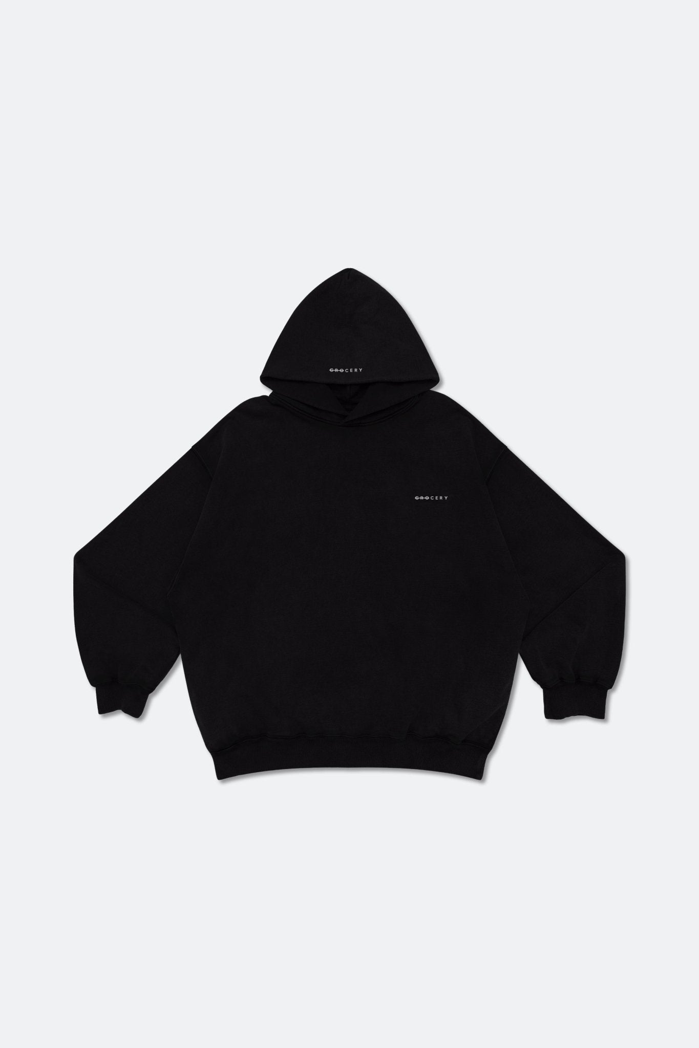 GROCERY BASIC HOODIE/ BLACK - GROGROCERY