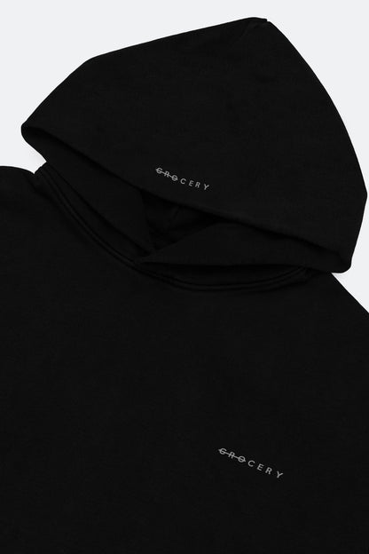 GROCERY BASIC HOODIE/ BLACK - GROGROCERY