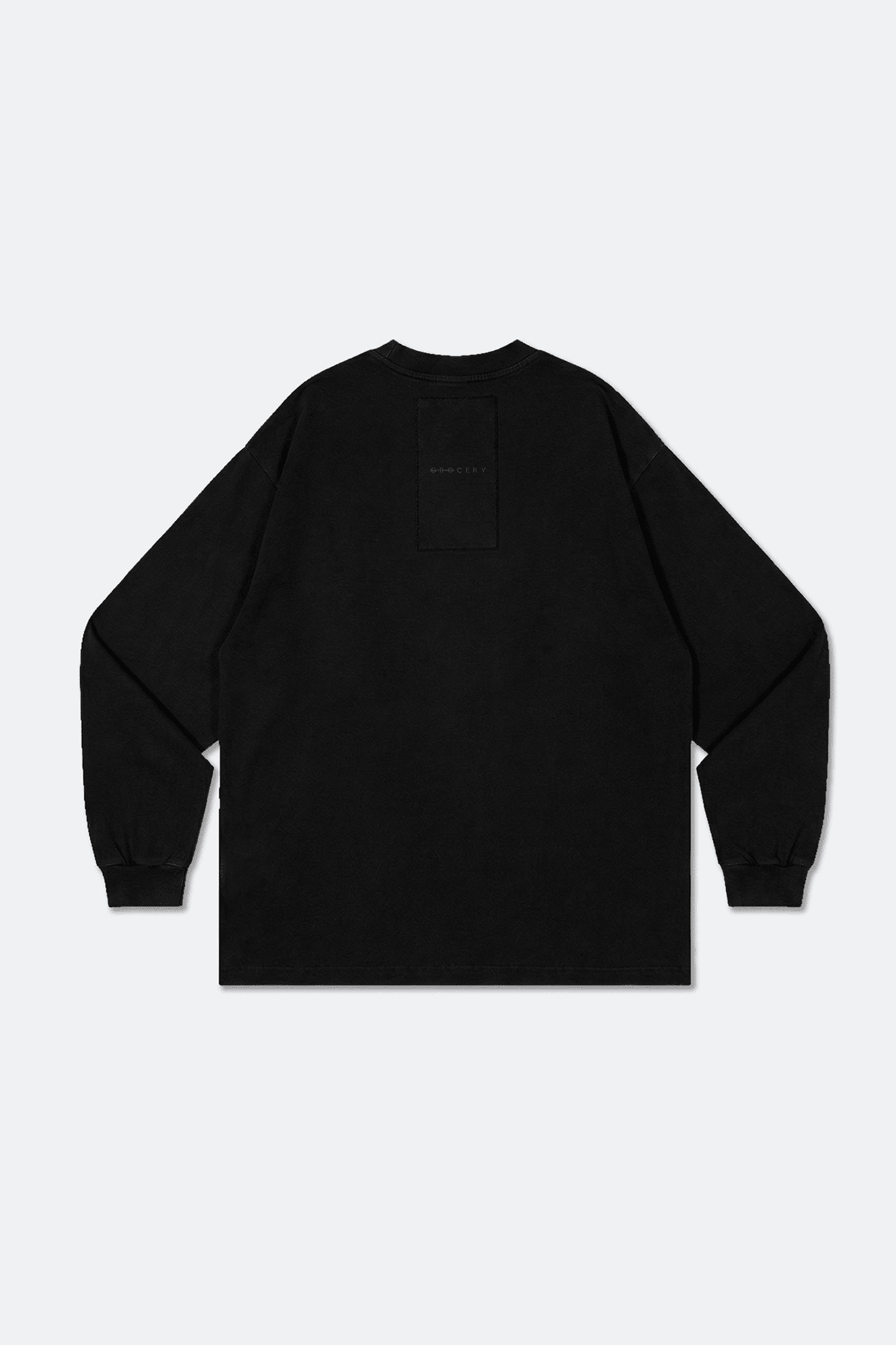 GROCERY BASIC LONG TOP/ BLACK - GROGROCERY