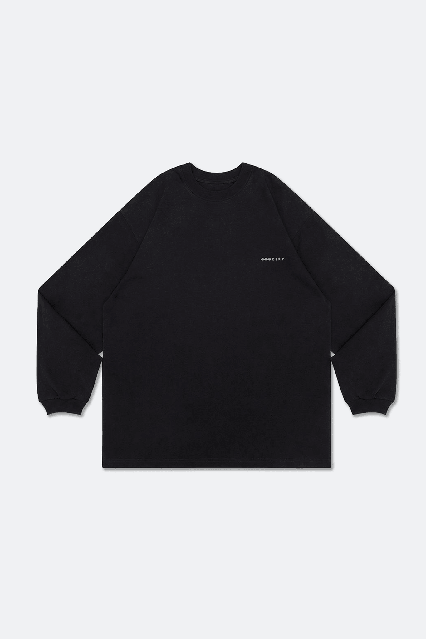 GROCERY BASIC LONG TOP/ BLACK - GROGROCERY