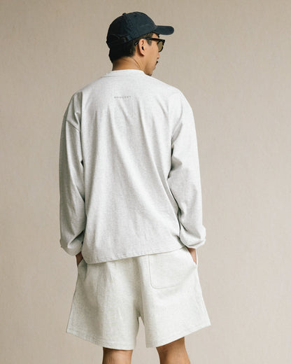 GROCERY BASIC LONG TOP/ HEATHER GREY - GROGROCERY