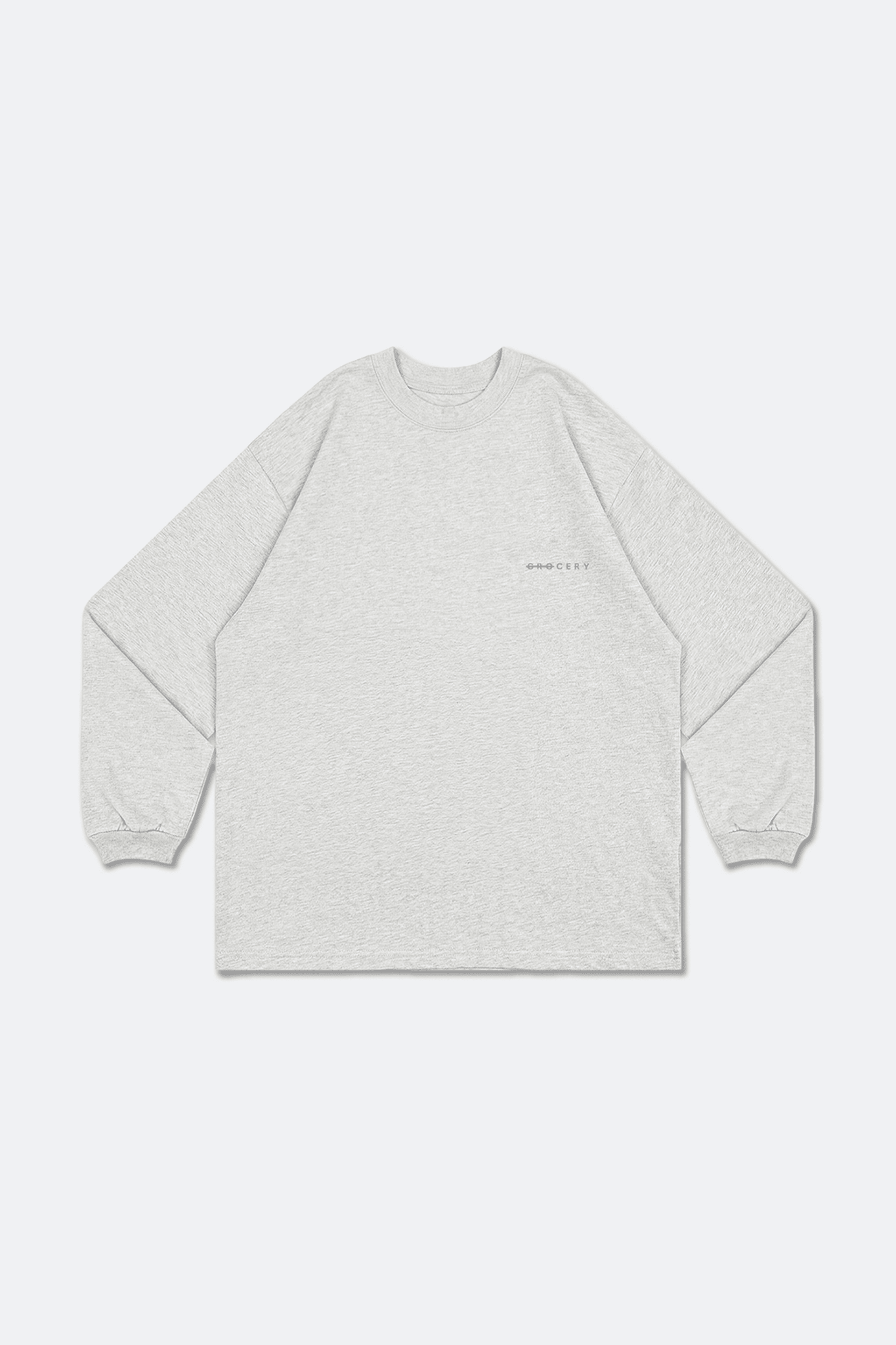 GROCERY BASIC LONG TOP/ HEATHER GREY - GROGROCERY