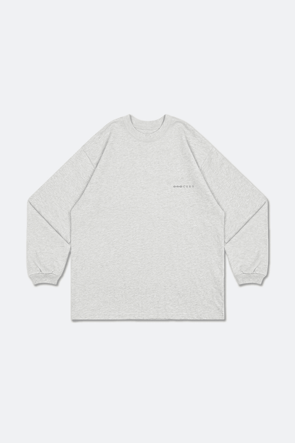 GROCERY BASIC LONG TOP/ HEATHER GREY - GROGROCERY