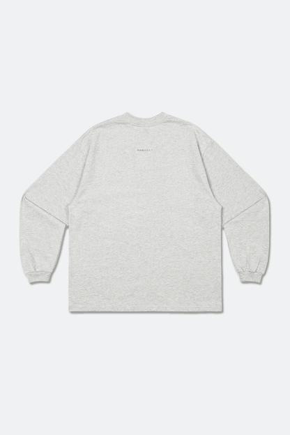 GROCERY BASIC LONG TOP/ HEATHER GREY - GROGROCERY