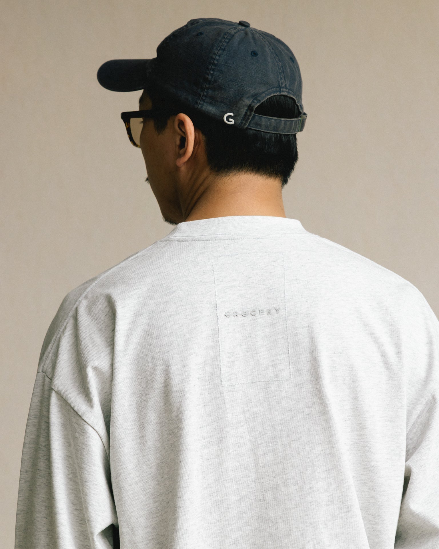 GROCERY BASIC LONG TOP/ HEATHER GREY - GROGROCERY