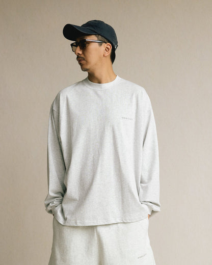 GROCERY BASIC LONG TOP/ HEATHER GREY - GROGROCERY