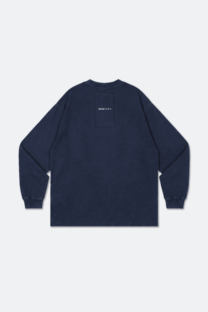 GROCERY BASIC LONG TOP/ NAVY - GROGROCERY