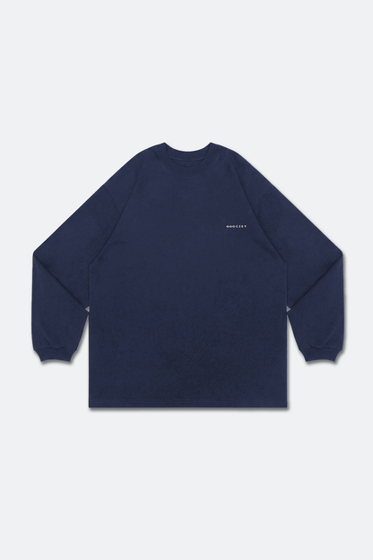 GROCERY BASIC LONG TOP/ NAVY - GROGROCERY