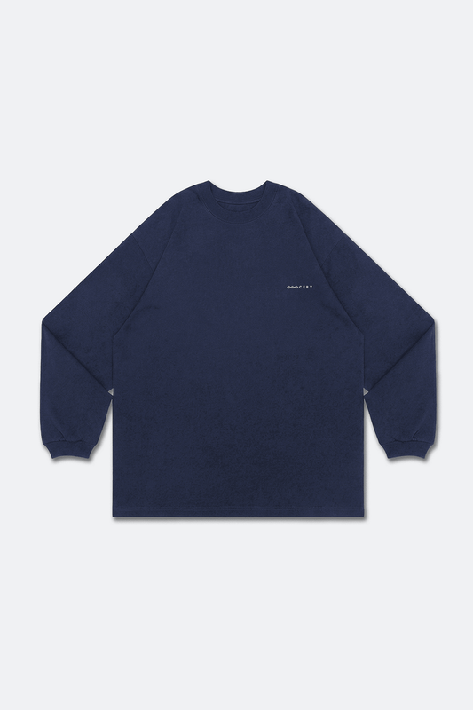 GROCERY BASIC LONG TOP/ NAVY - GROGROCERY