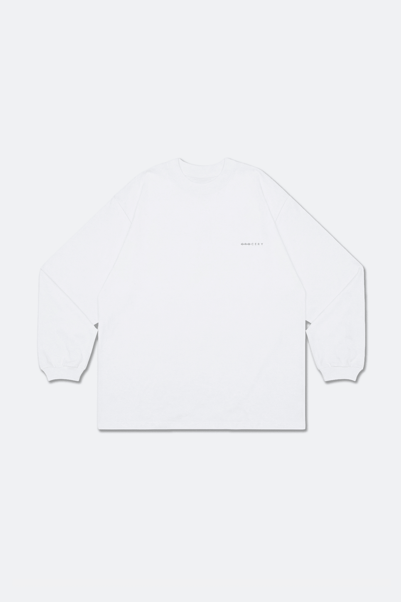 GROCERY BASIC LONG TOP/ WHITE - GROGROCERY