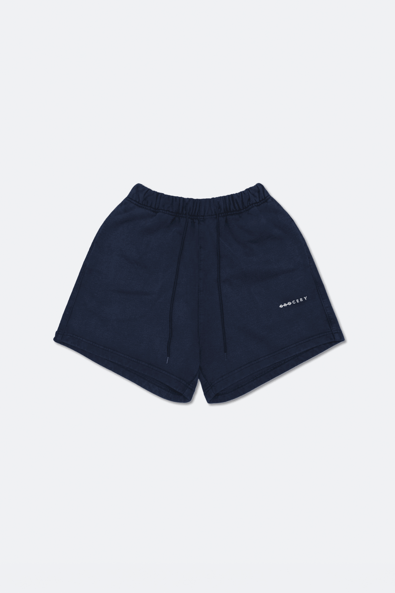 GROCERY BASIC SWEAT SHORTS/ NAVY - GROGROCERY