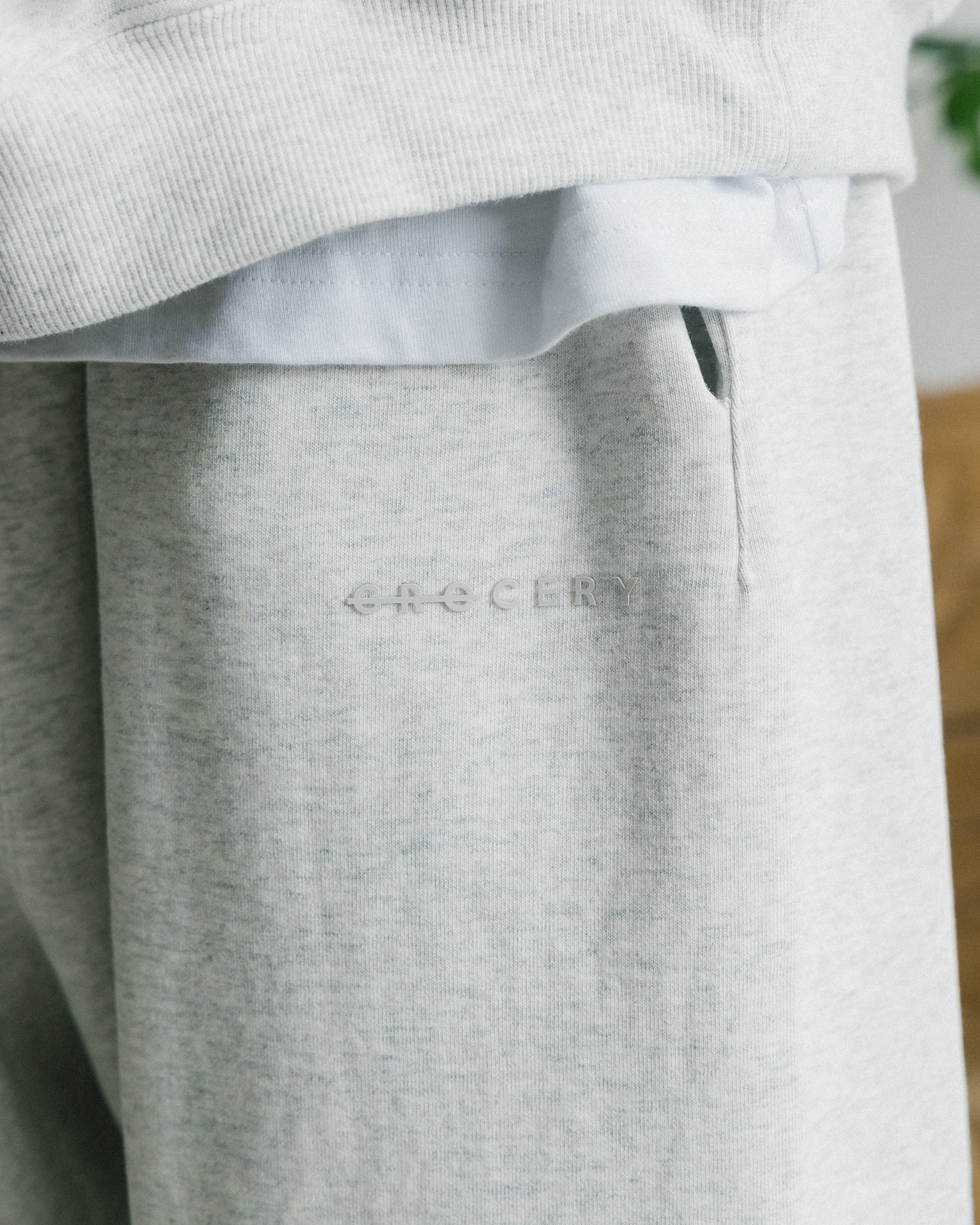 GROCERY BASIC SWEATPANTS/ HEATHER GREY - GROGROCERY