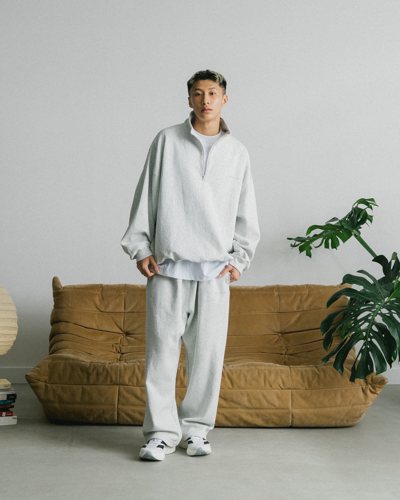 GROCERY BASIC SWEATPANTS/ HEATHER GREY - GROGROCERY