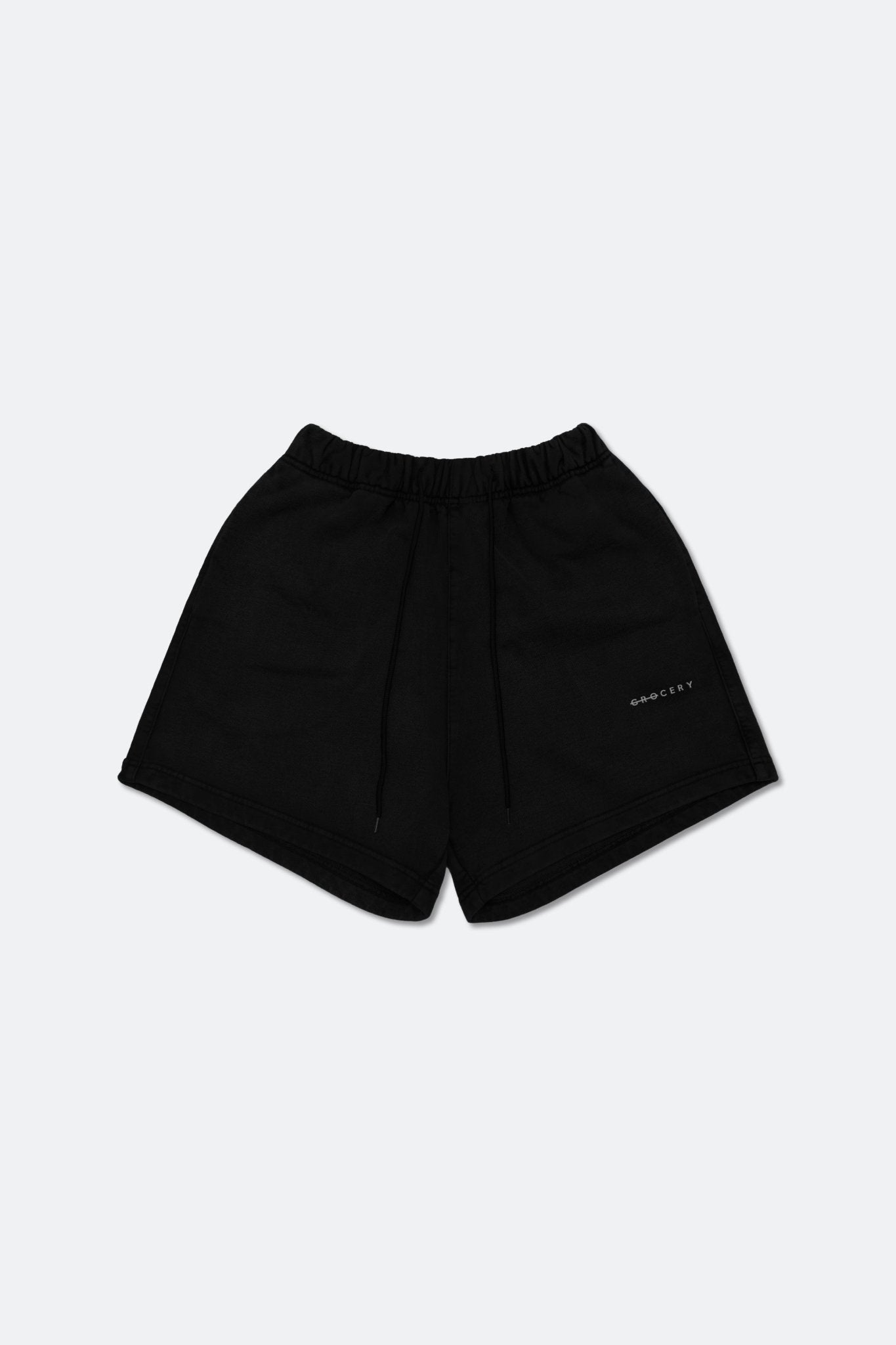 GROCERY BASIC SWEATSHORT/ BLACK - GROGROCERY