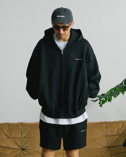 GROCERY BASIC SWEATSHORT/ BLACK - GROGROCERY