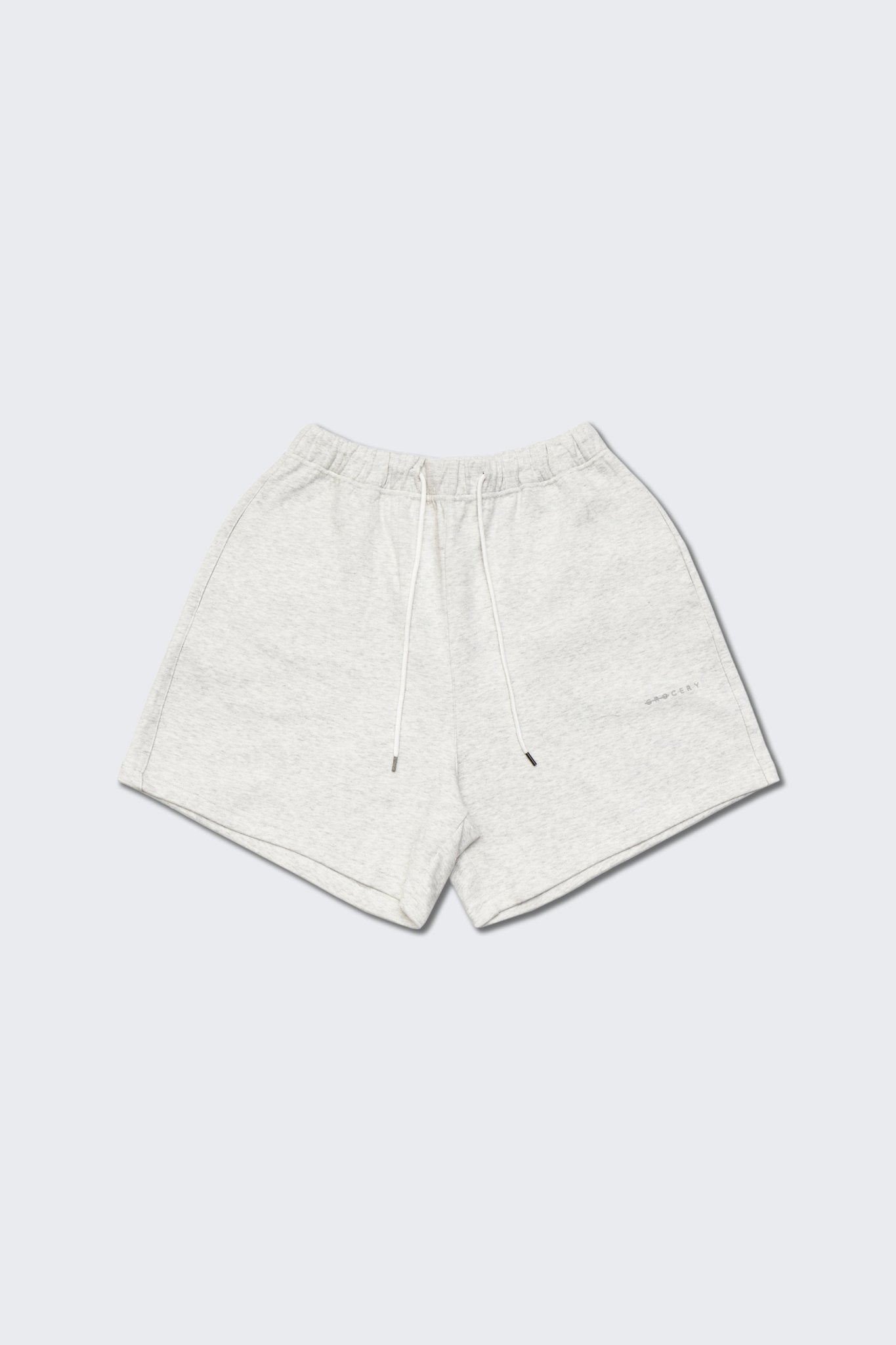 GROCERY BASIC SWEATSHORT/ HEATHER GREY - GROGROCERY