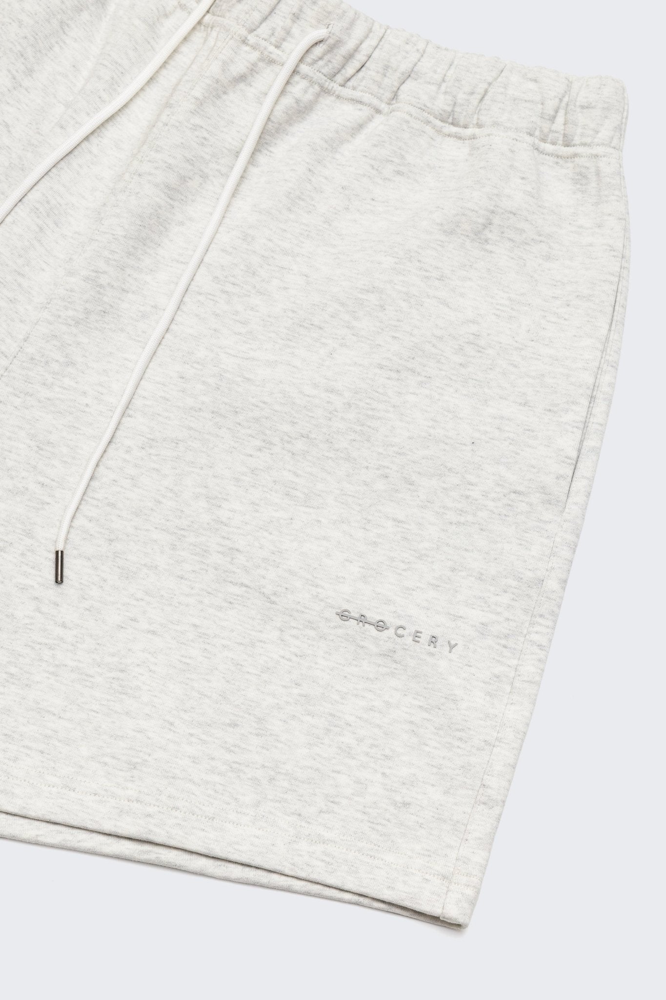 GROCERY BASIC SWEATSHORT/ HEATHER GREY - GROGROCERY