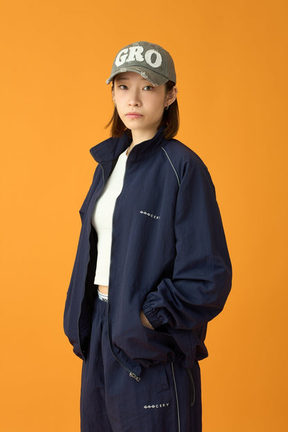 GROCERY BASIC TRACK JACKET/ NAVY - GROGROCERY