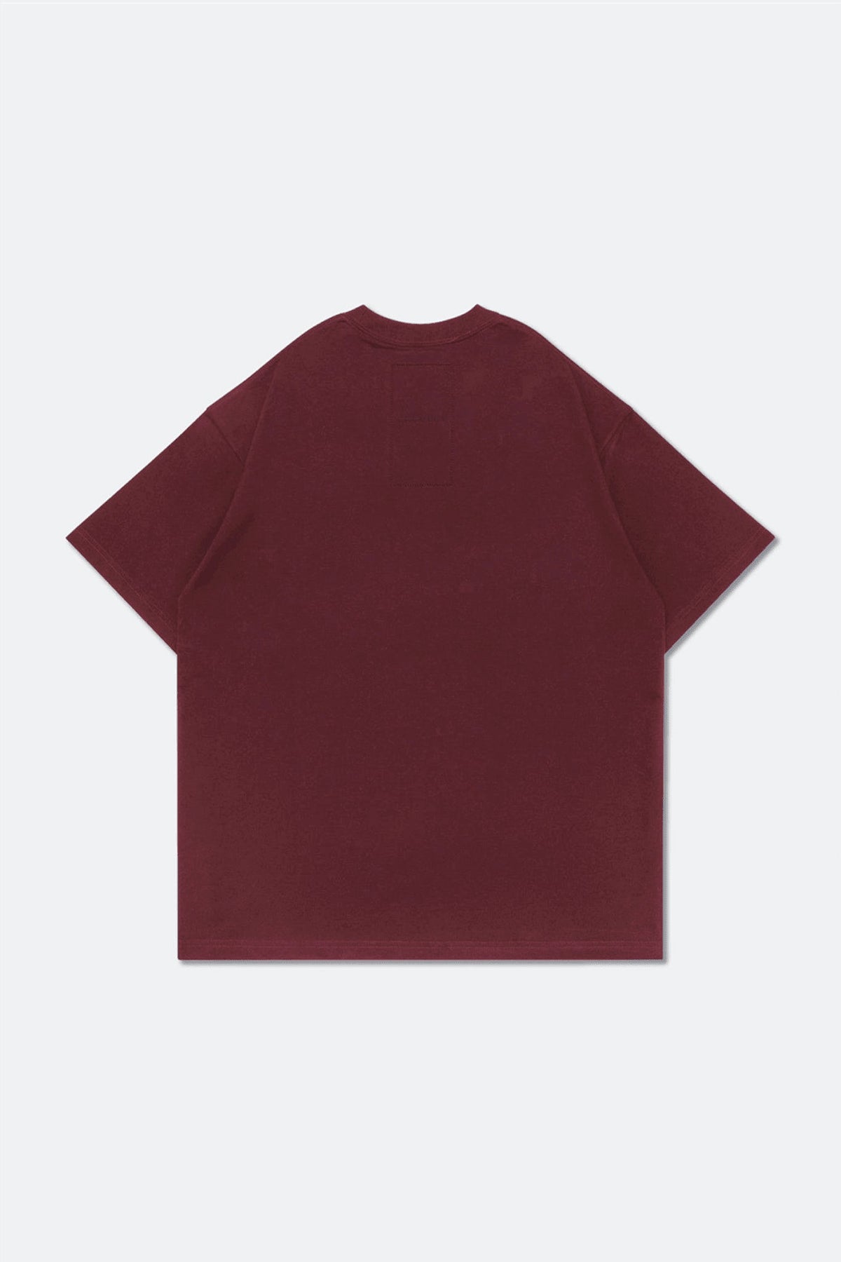 GROCERY BASIC WASHED BOXY TEE/ BURGUNDY - GROGROCERY