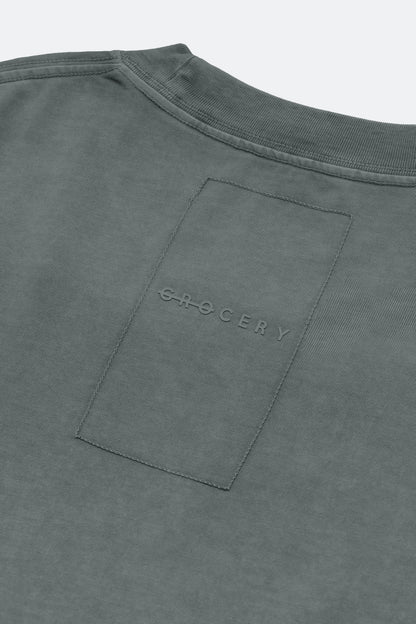 GROCERY BASIC WASHED BOXY TEE/ GREY - GROGROCERY