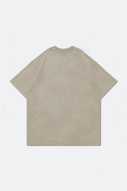 GROCERY BASIC WASHED BOXY TEE/ GREY OLIVE - GROGROCERY