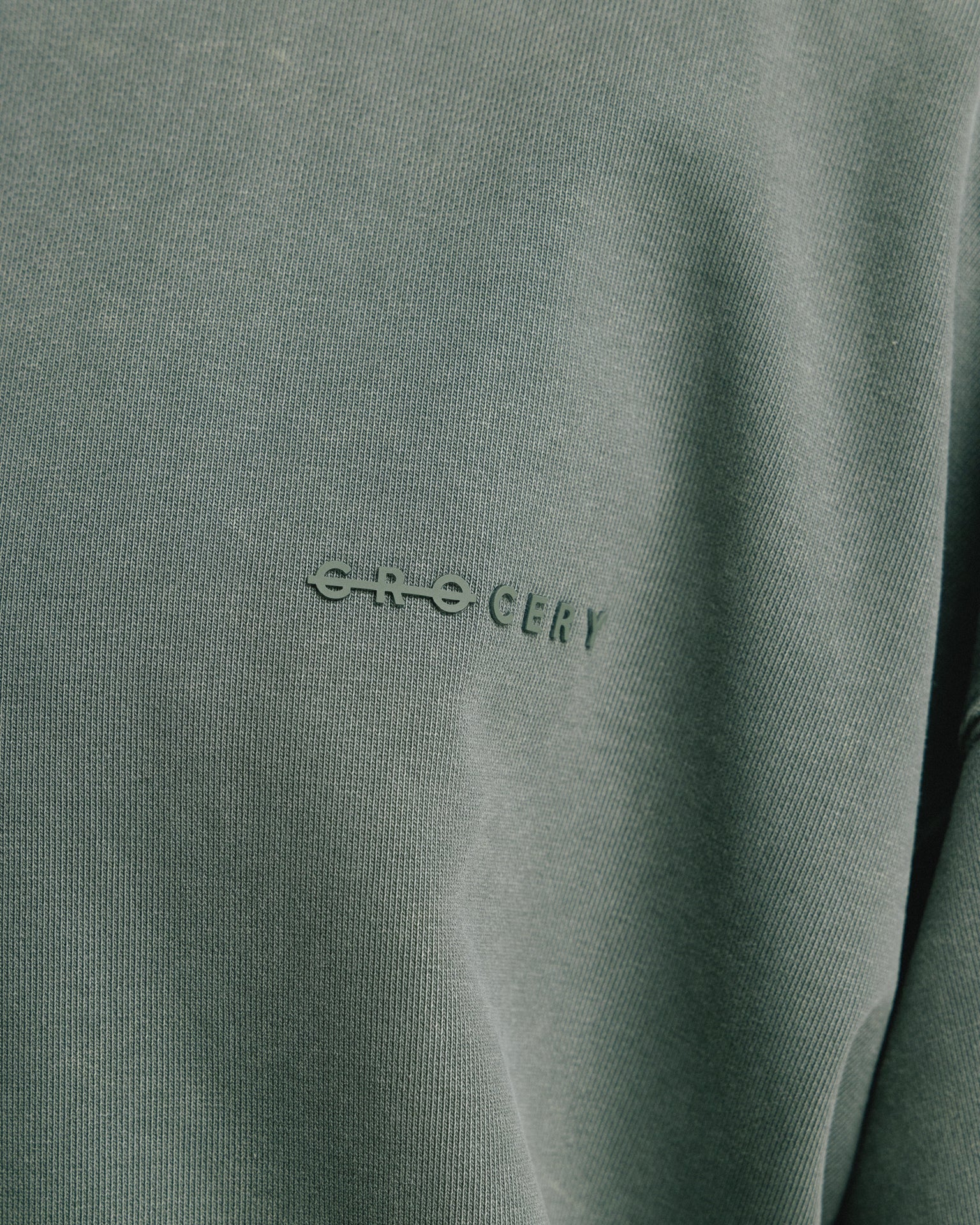 GROCERY BASIC WASHED HOODIE/ HUNTER GREEN - GROGROCERY