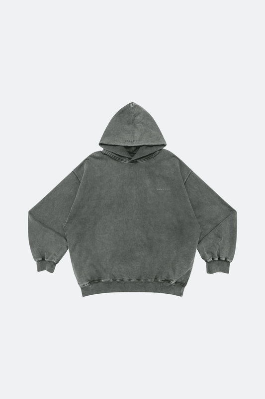 GROCERY BASIC WASHED HOODIE/ HUNTER GREEN - GROGROCERY
