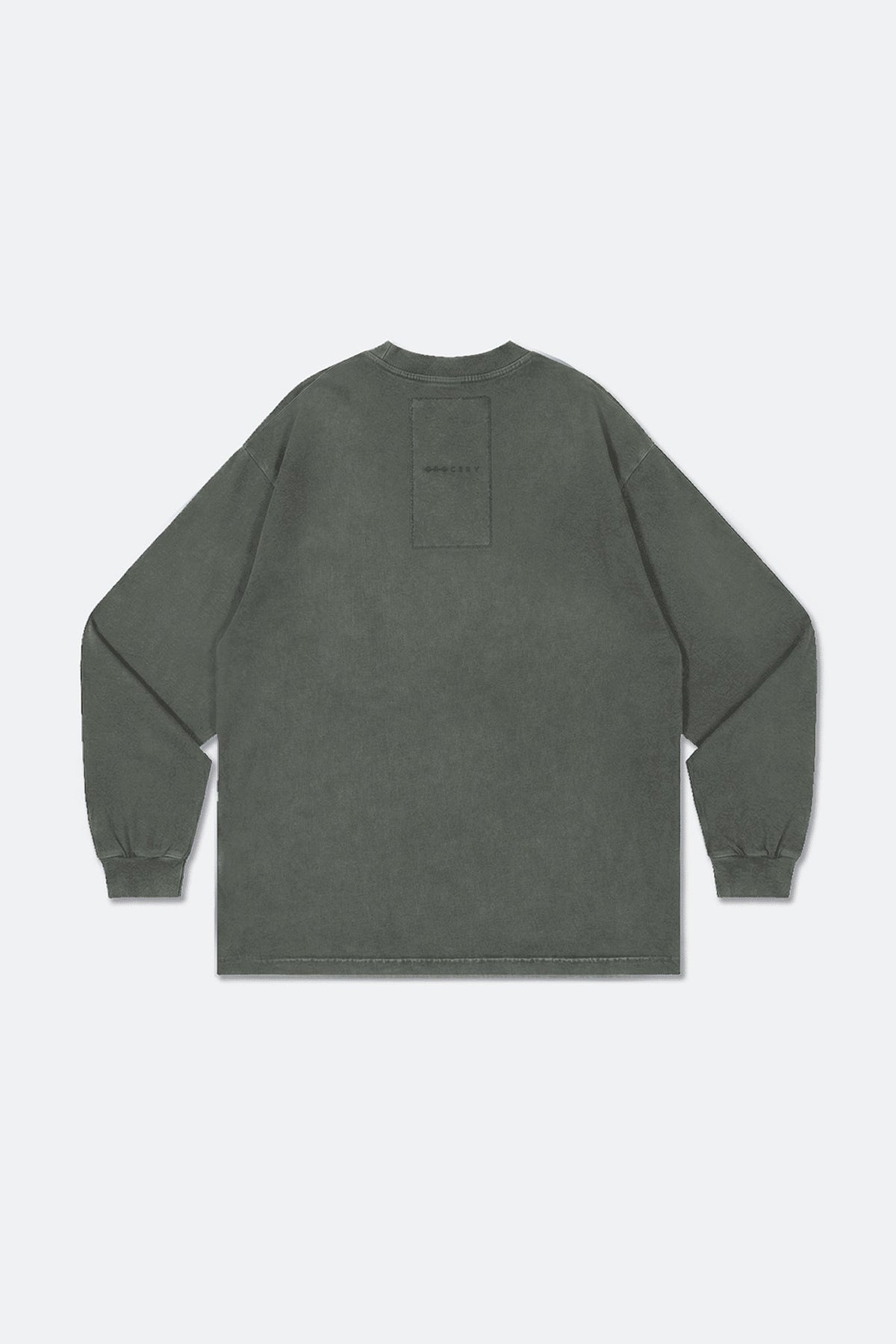 GROCERY BASIC WASHED LONG TOP/ HUNTER GREEN - GROGROCERY