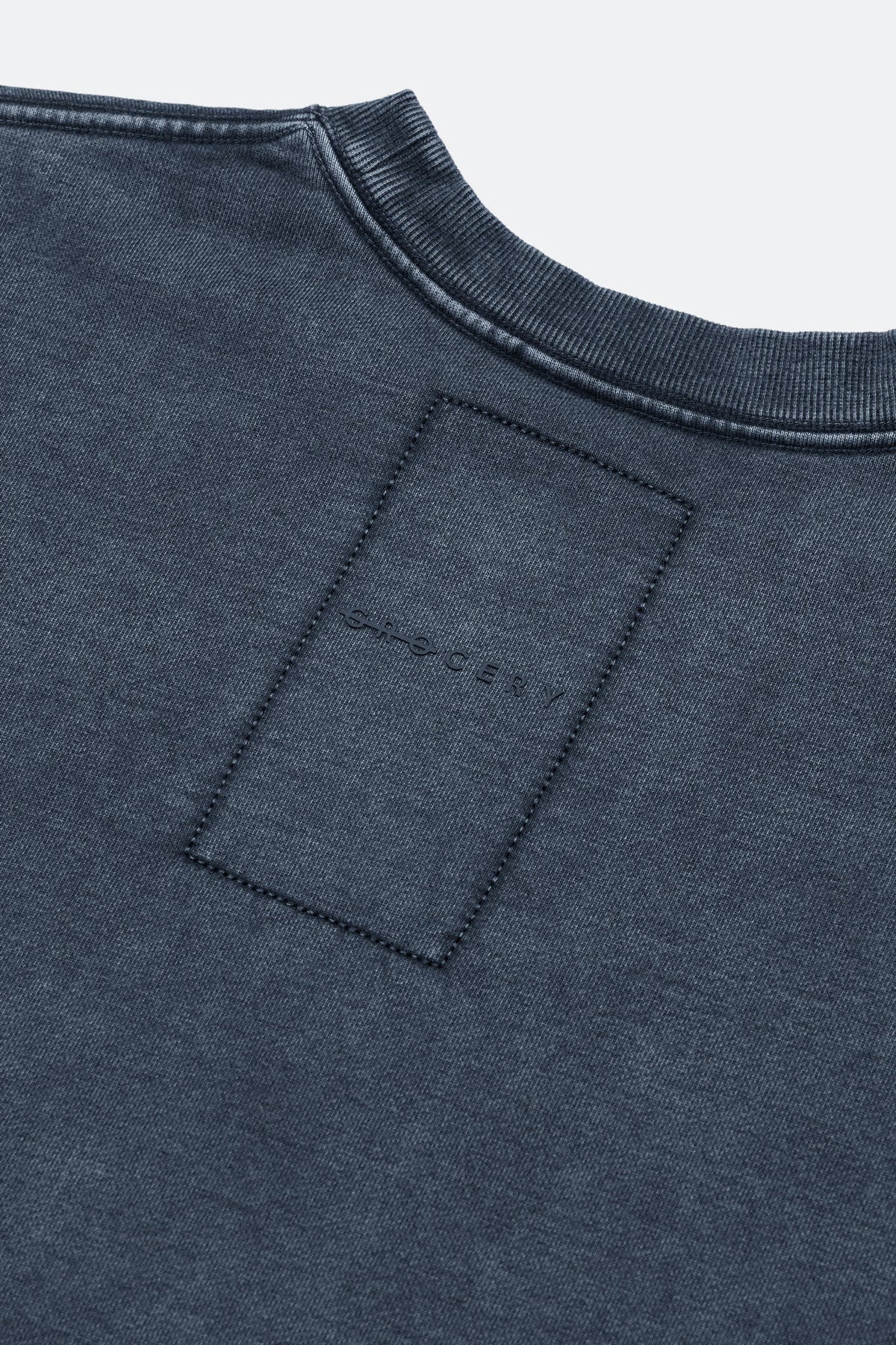 GROCERY BASIC WASHED LONG TOP/ NAVY - GROGROCERY