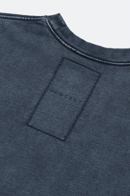 GROCERY BASIC WASHED LONG TOP/ NAVY - GROGROCERY