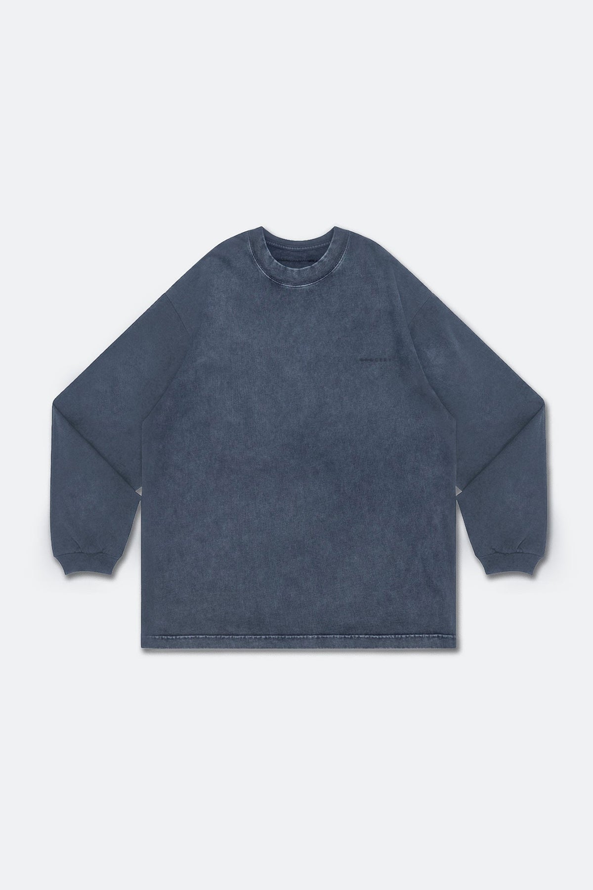 GROCERY BASIC WASHED LONG TOP/ NAVY - GROGROCERY