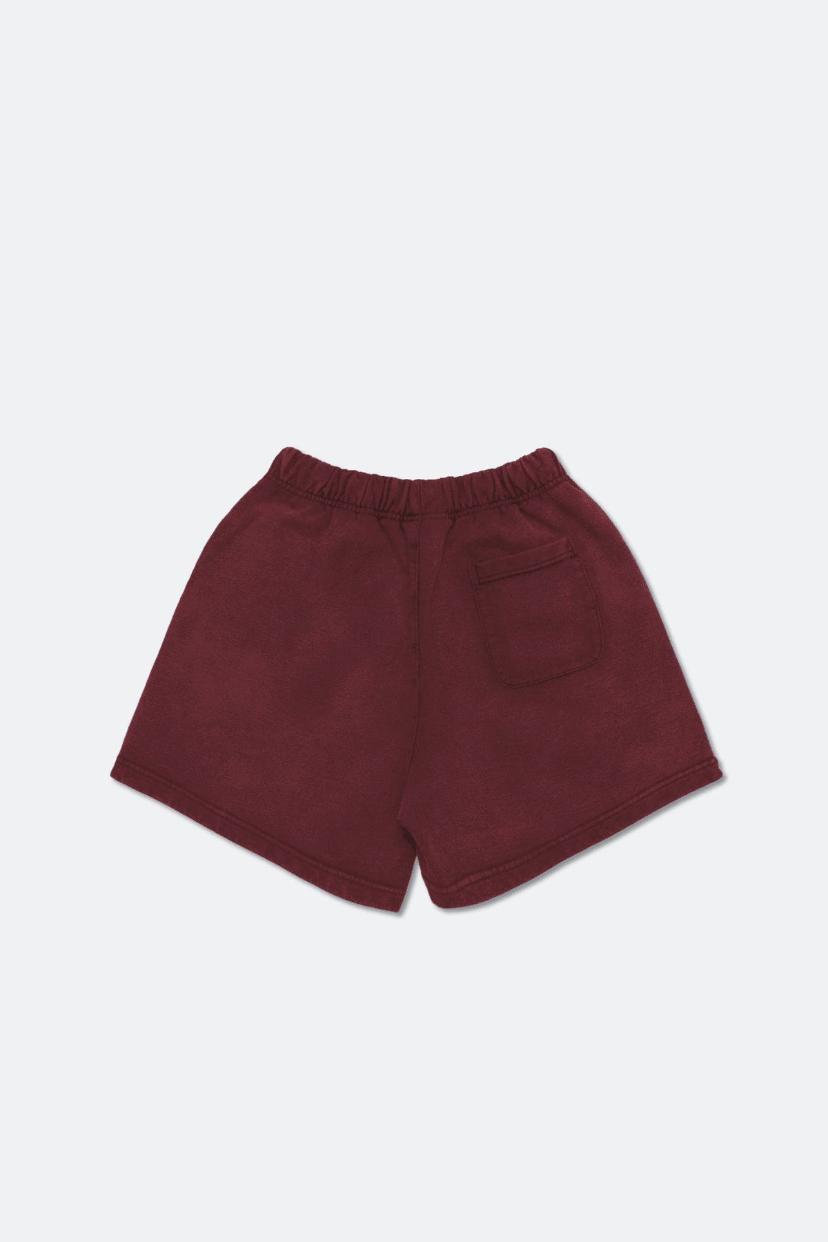 GROCERY BASIC WASHED SWEAT SHORTS/ BURGUNDY - GROGROCERY